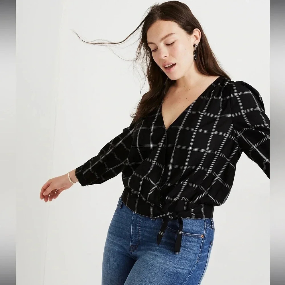 Madewell Wrap Top Size S